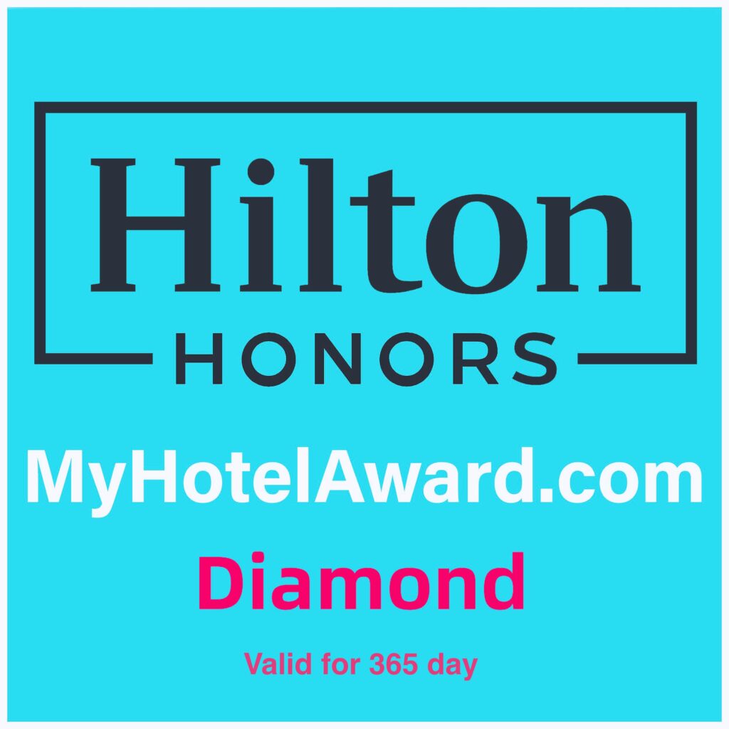 Hilton Honors Diamond Status Valid For 365 Days My Hotel Award 5999